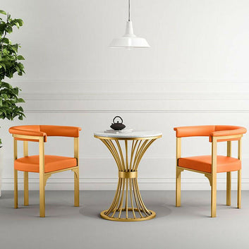 Modern Accent Dining Set - Set of 4 Chairs & Dining Table
