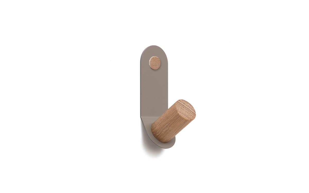 MAGHJI Modern Wall-Mounted Hook, Multicolor Powder Coated Metal Base, Minimalist Design.