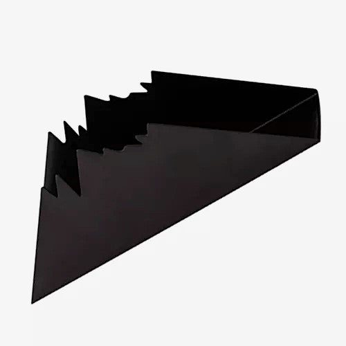 MAGHJI Mountain Design Heavy Duty Metal Napkin Holder, Modern Table Decor, Black and White.