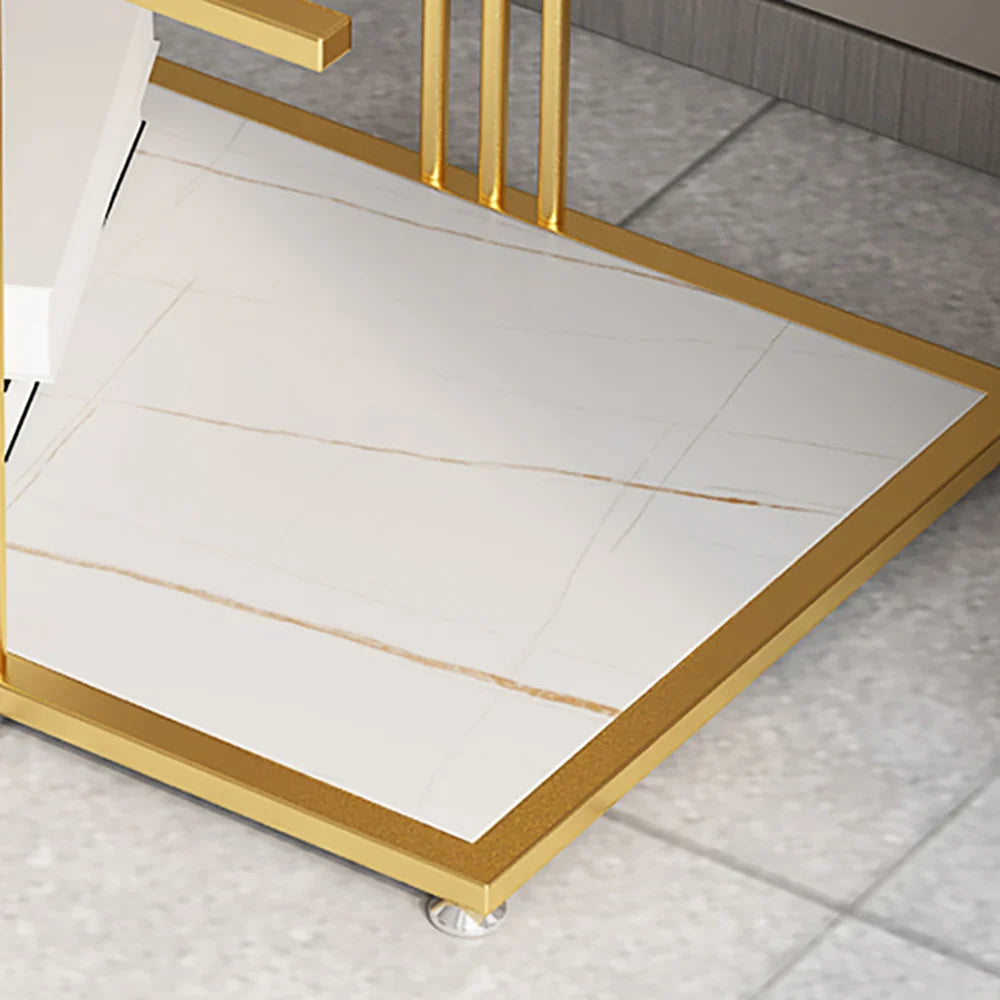 Modern Elegance Layered Side Table.