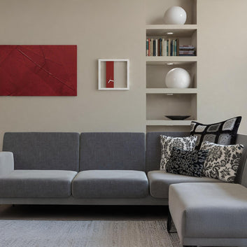 Minimalist Geometric Wall Clock – Modern Art-Inspired Timepiece