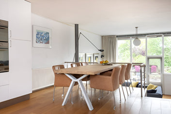 Urban Loft Solid Wood Dining Table