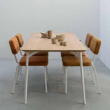 Modern Upholstered Dining Chair with Backrest for Home and Restaurant