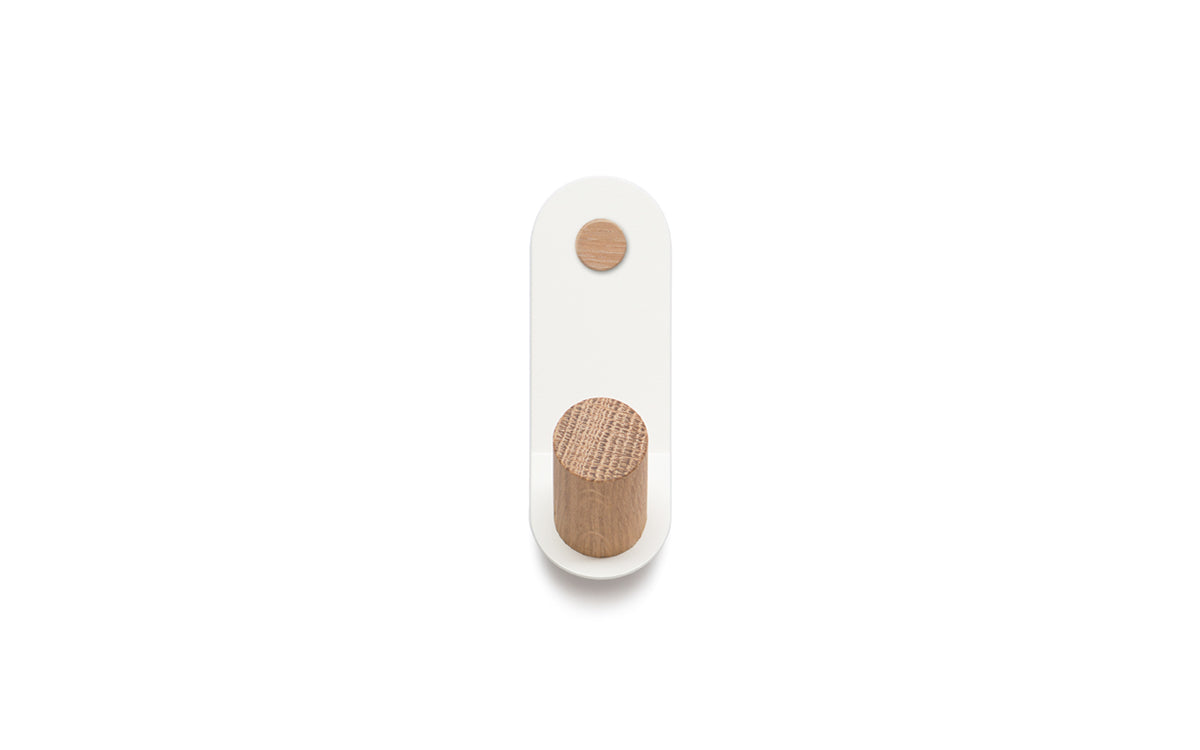 MAGHJI Modern Wall-Mounted Hook, Multicolor Powder Coated Metal Base, Minimalist Design.