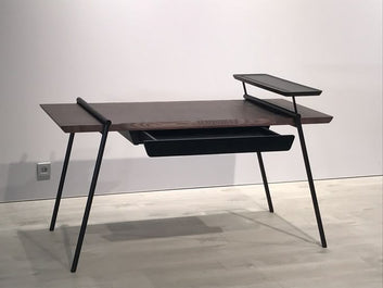 Elevate Premium Work Desk – Modern Walnut + Black Steel