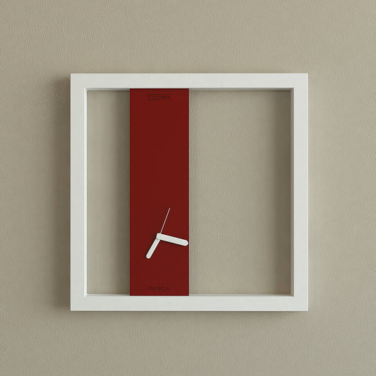 Minimalist Geometric Wall Clock – Modern Art-Inspired Timepiece